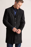 Jerry Suede Leather Blazer Walking Coat