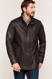 Reynolds Italian Lambskin Leather Car Coat