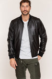 Rocco Lambskin Leather Baseball Jacket