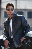 Retro Motocross Cowhide Leather Jacket