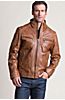 Udo Waxed Lambskin Leather Moto Jacket