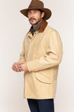 Country Gentleman Calfskin Leather Coat