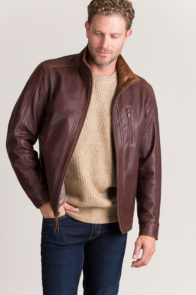 Conor Lambskin Leather Jacket